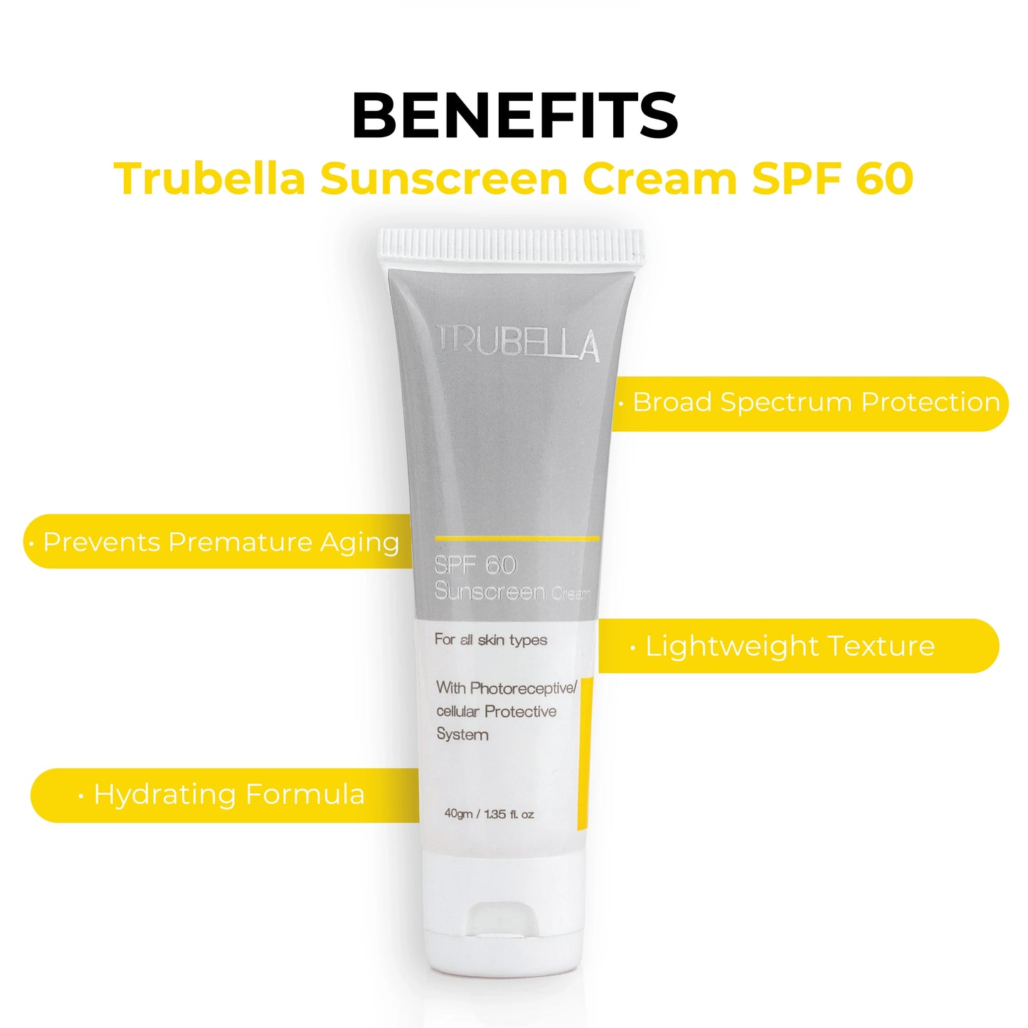 Trubella Sunscreen Cream SPF 60